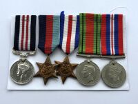 A Second World War Military Medal group to Pte Furey Dorset Regt