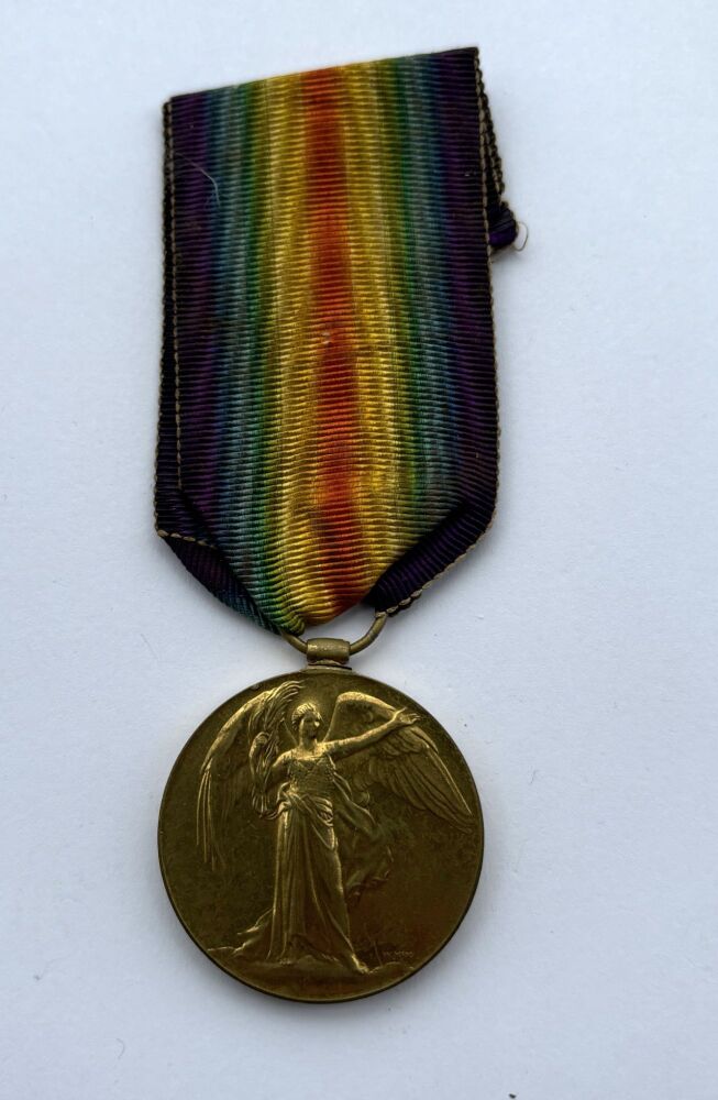 Victory Medal to 6078 Pte A Ellis HLI /  9 Bn / DOW 1917