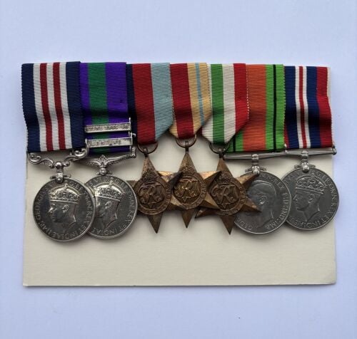 A WW2 Battle of  Tobruk / Knightsbridge  Military Medal group to A/SJT Turn