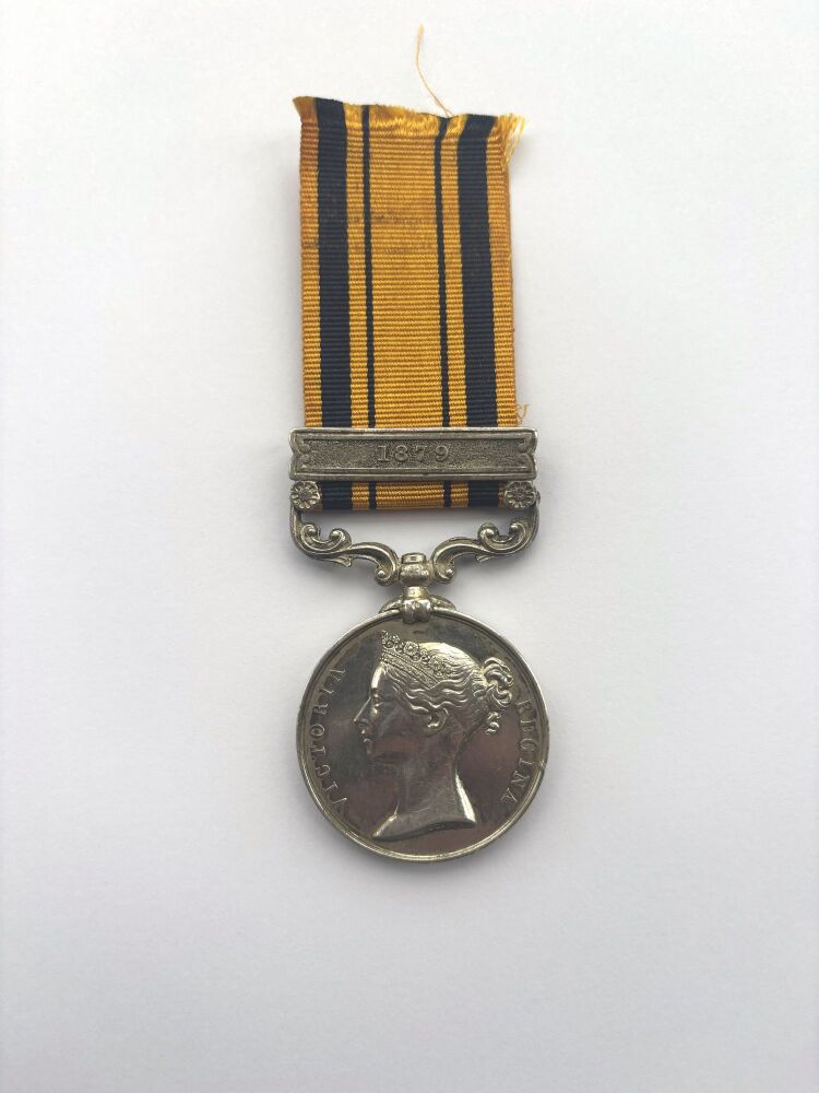 South Africa Medal 1877/79 to 742 Gunr J Grimes 6 BDE RA