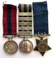 An Outstanding Battle of Kirbekan DCM group to SGT Tweedie 1 Royal Highlanders who killed six of the enemy one after the other