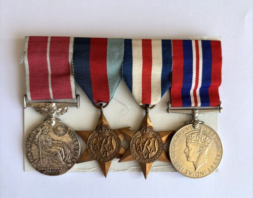 A Normandy British Empire Medal group for Gallantry to Pte Logan Monmouthsh
