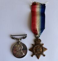 An Outstanding casualty Somme DCM award to Cpl Roulston 1/5 London Regt / who personally killed 30 of the enemy in a bombing raid