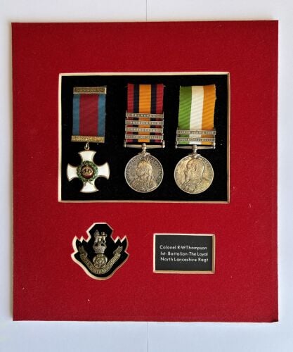 A Boer War DSO group to Colonel R W Thompson The Loyal North Lancashire Re