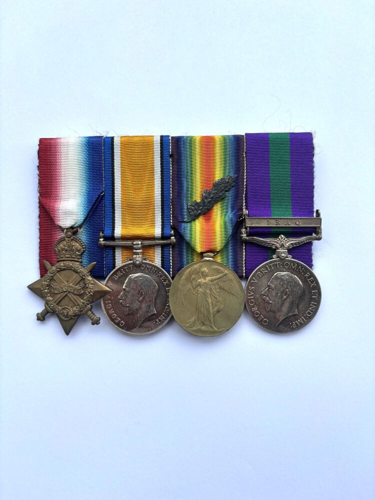 An Iraq group to Major Shepherd / Black Watch / KIA WW2 with Intelligence