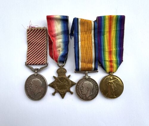A Great War AFM group to Corporal Mechanic Greatholder / Late RNAS