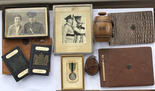 A Colonial Police Medal for Meritorious Service to Supt Milton Fed Malaya P