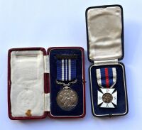 A Rare Animal Life saving pair to Ronnie O’Hara for saving a Dog at Middlesbrough Docks