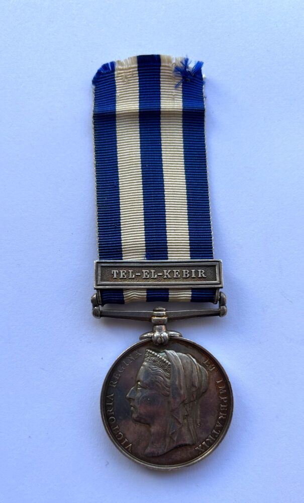 Egypt Medal to Sergt Shepherd KRRC
