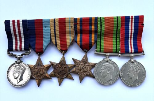 A WW2 North Africa MM Group to Cpl Stenton Yorks / Lancs Who brough in woun