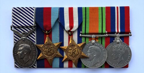 A 186 Squadron Distinguished Flying Medal Group to Flight Sergeant Beer RAF