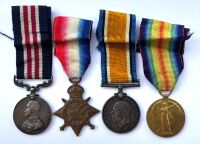 Great War Military Medal group to Cpl Steele Northumberland Fusiliers  / lived Hexham