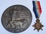 1914/15 Star and Plaque to 18925 Pte. Harry Smith. Highland Light Infantry