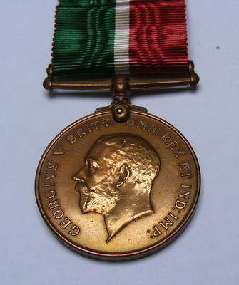 Mercantile marine medal to Charles W King