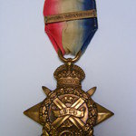 A 1914 star with bar to 10197 Pte A. Hartley, 2nd Leicestershire regiment