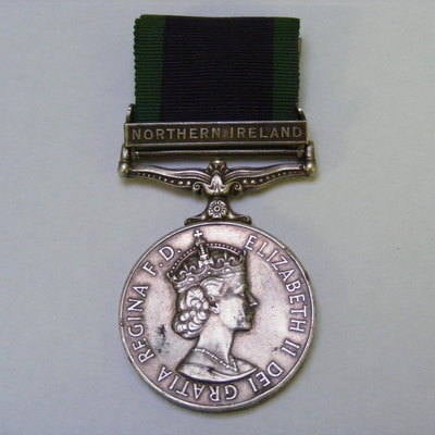 A Northern Ireland General Service Medal named to 24175449 Pte J W Cannel R