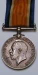 A British War medal to 37276 Pte. P. Johnson Yorkshire Light Infantry 