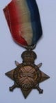 1914/15 Star to 4456 J R Wood North'd Fus