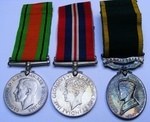 Defence Medal, War Medal and TEM