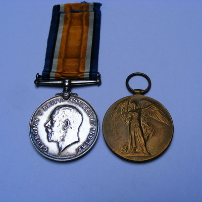 Pair to 6863 Pte Ernest White