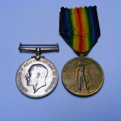 Pair to 39321 Pte Arnold Dunham YLI 