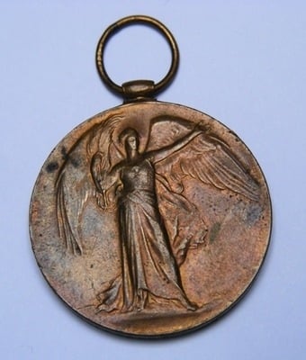 Victory Medal to 188764 W. Lewington . Y.S R.N