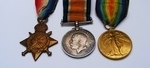 1914/15 trio to 7/1838 Pte W. Nelson North’d Fus