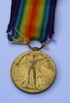 Victory Medal to 2498 Pte John P Allison York Regt