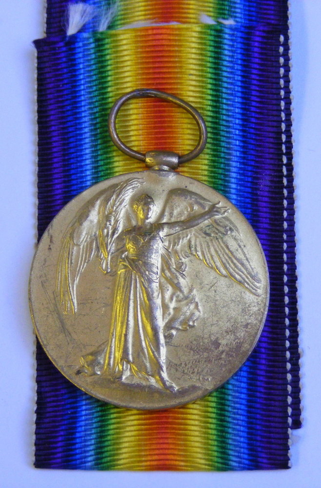 A Military Medal Winners Victory Medal 19/1525 Cpl J Carney DLI 2nd County 