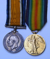 Pair to Lieutenant P Railton 8th Northumberland Fusiliers 