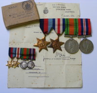 Boxed WW2 Group to Lieut Colonel J M Brown