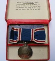 Boxed ladies 1937 Coronation Medal