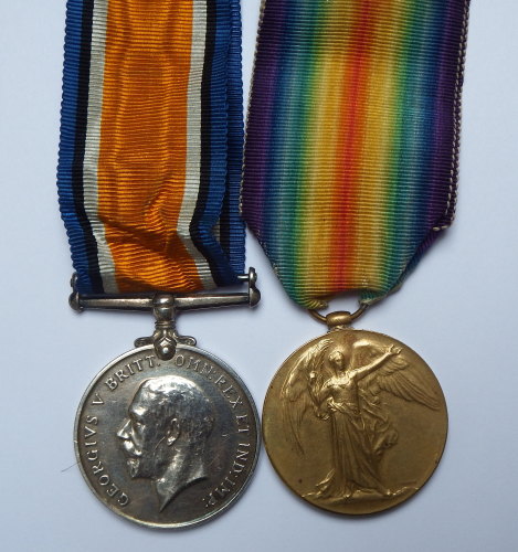 Pair to 9/1682 Pte C Harris DLI  KIA Kemmel Hill Sector Trenches