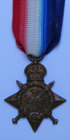A 1914 Star to KX95 R Mitchell AB RNVR Nelson BTTN RND / wounded twice