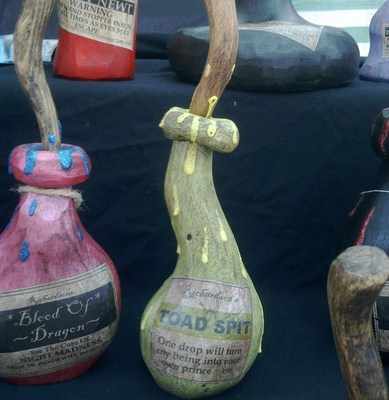 TOAD SPIT ! Potion bottle and wand stopper