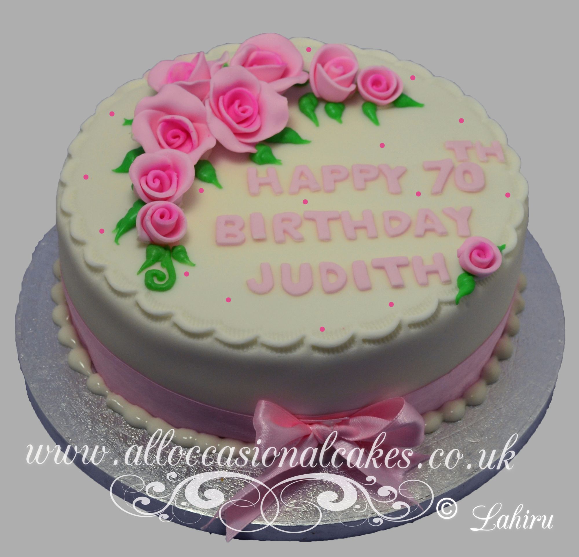 Pastel Colours Birthday cake