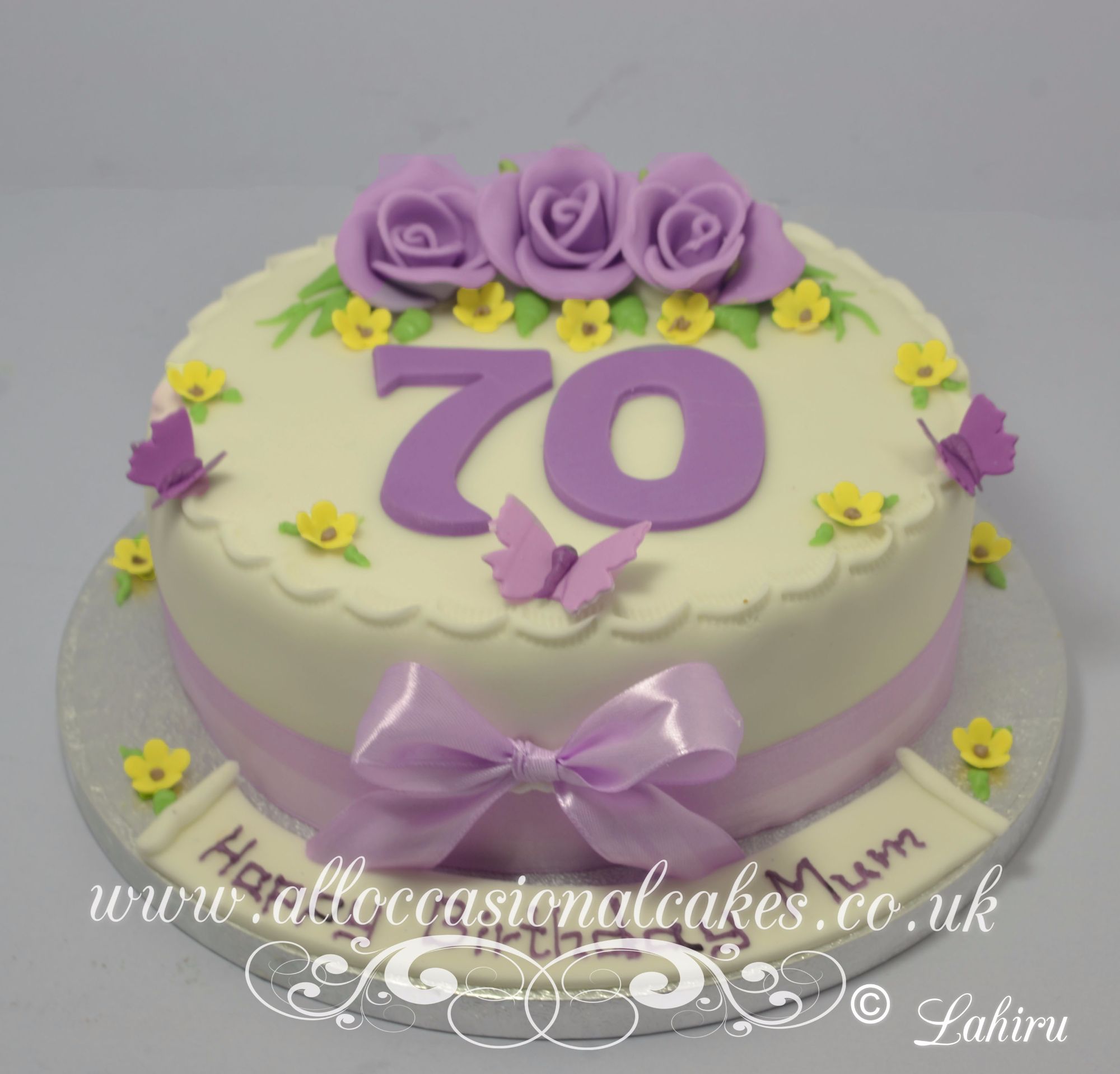 Pastel Colour Birthday cake