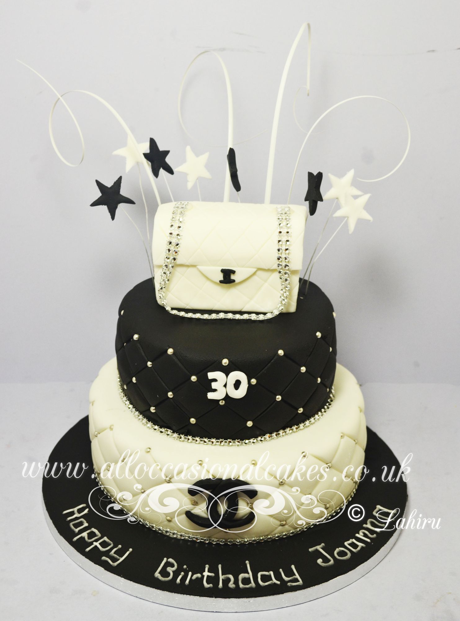 chanel handbags birthday cake