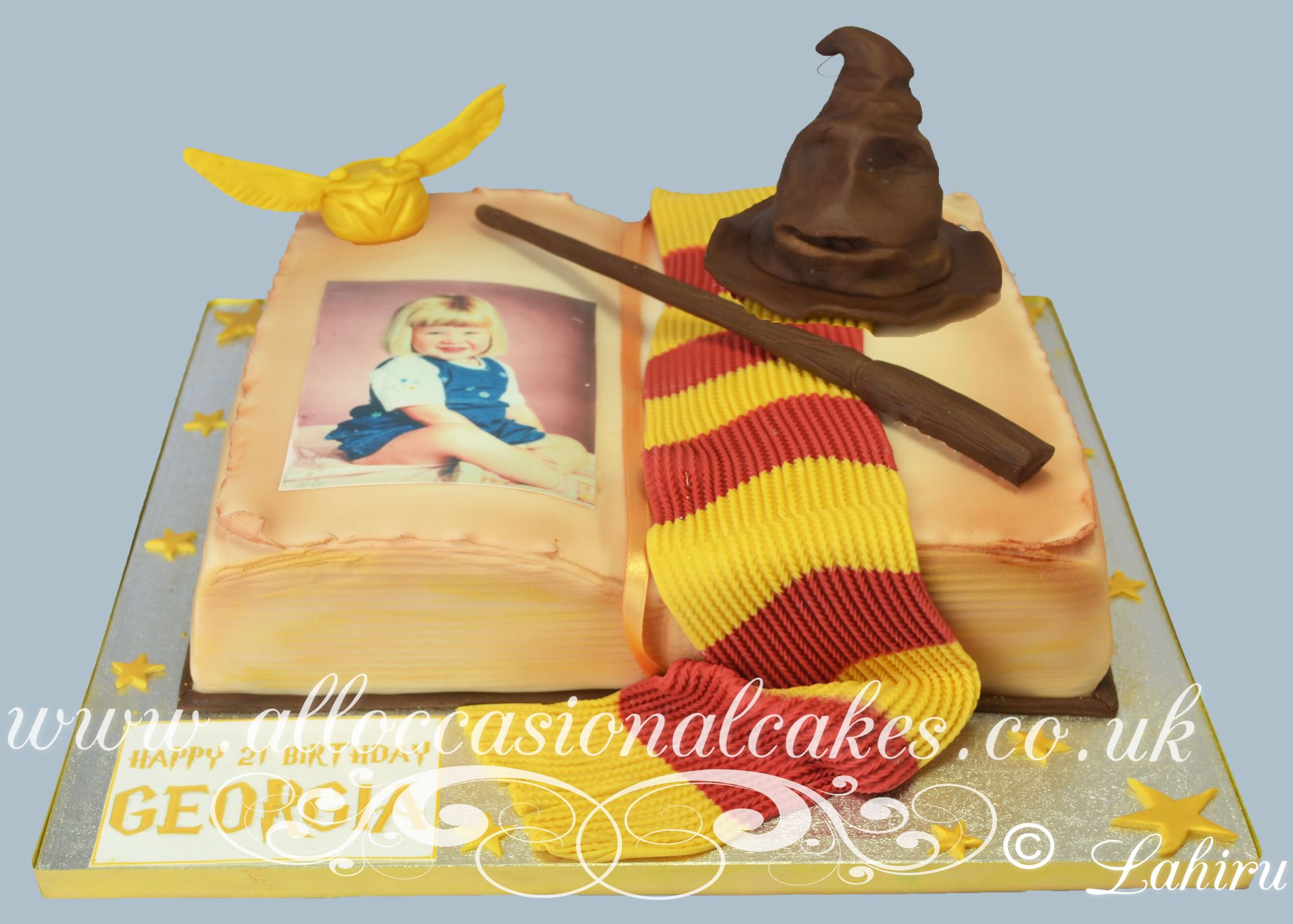harry potter themed birthday cake