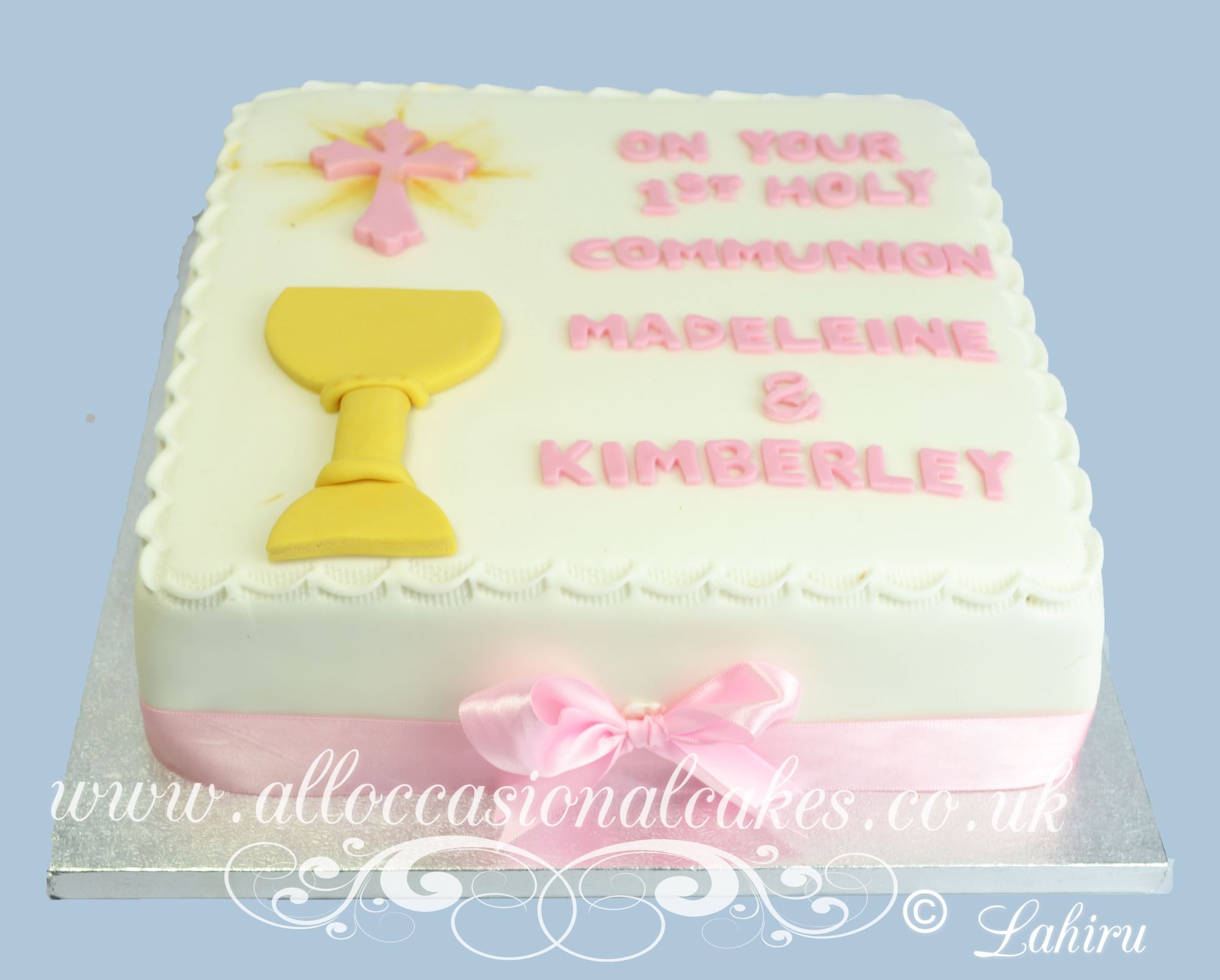 1st holy communion cake 