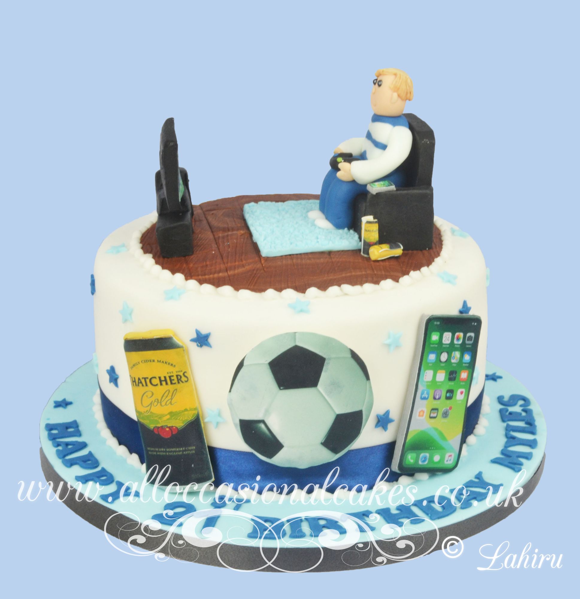 hobby themed birthday cake