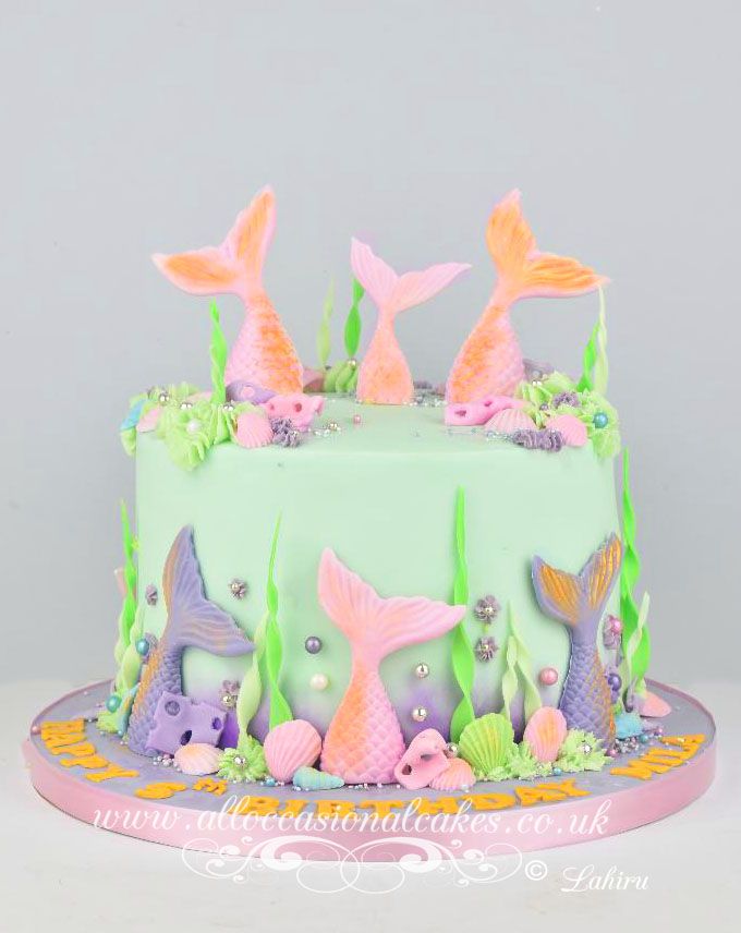 mermaid birthday cake