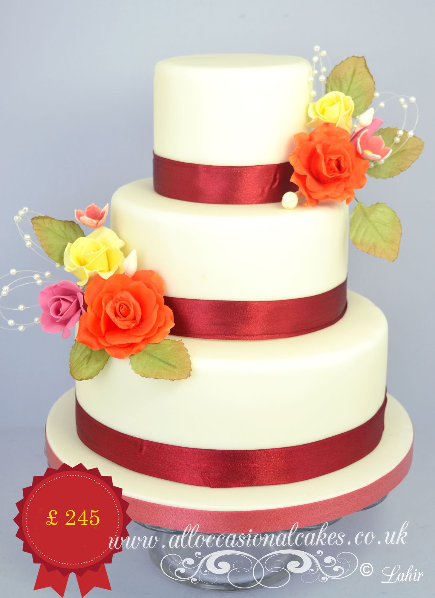 colourful wedding cakes 