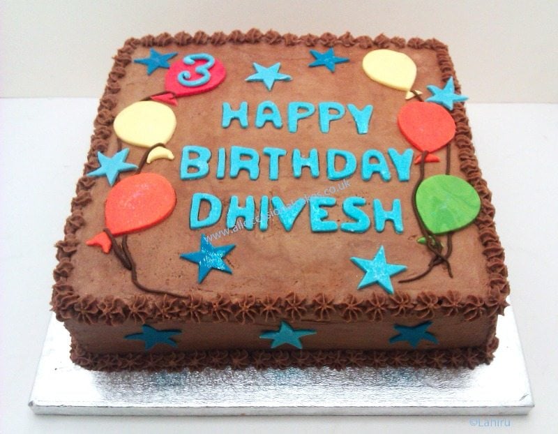 chocolate cream birthday cake