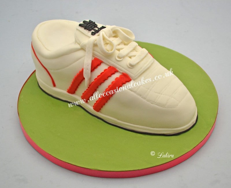adidas shoe cake