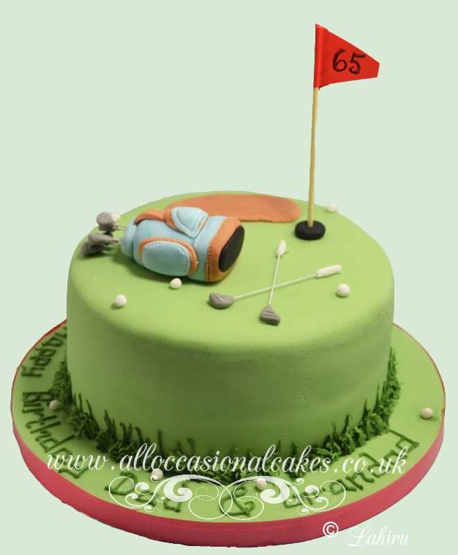 golf themed cakes