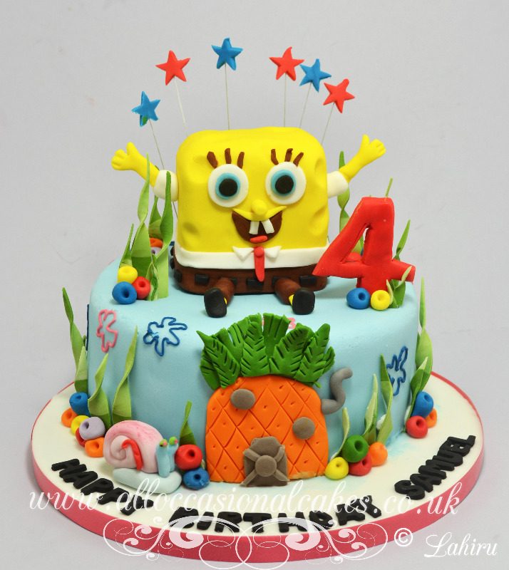 spongebob cake 