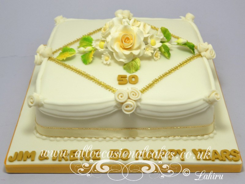sugar drapes anniversary cake 