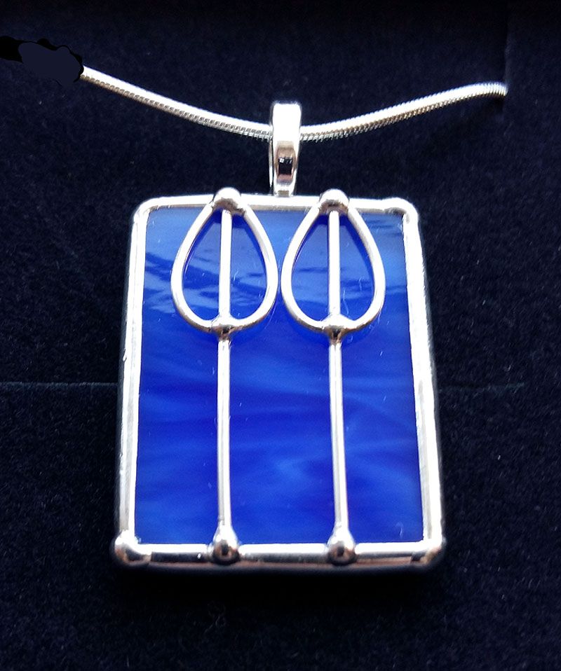 Charles Rennie Mackintosh Double Rose Bud Pendant