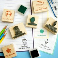 Personalised Teacher Rubber Stamp Gift